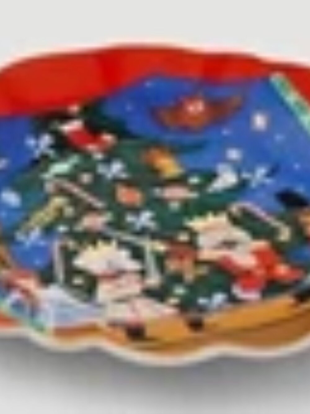 NEW Rifle Paper Co. Nutcracker Tree Plate – Scalloped Storybook Dessert Plate - Picture 3 of 3